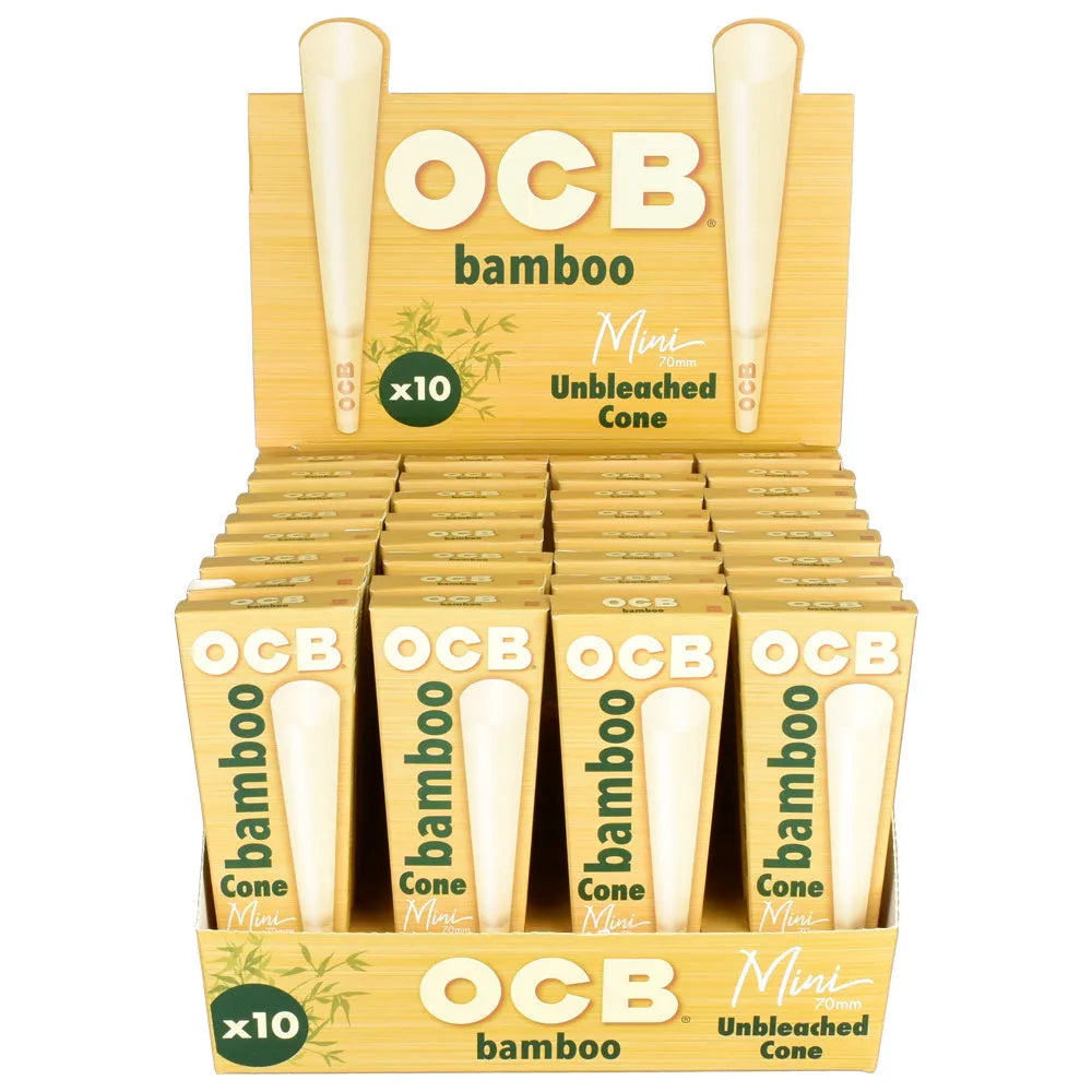 OCB Bamboo Unbleached Cones, BDD Wholesale