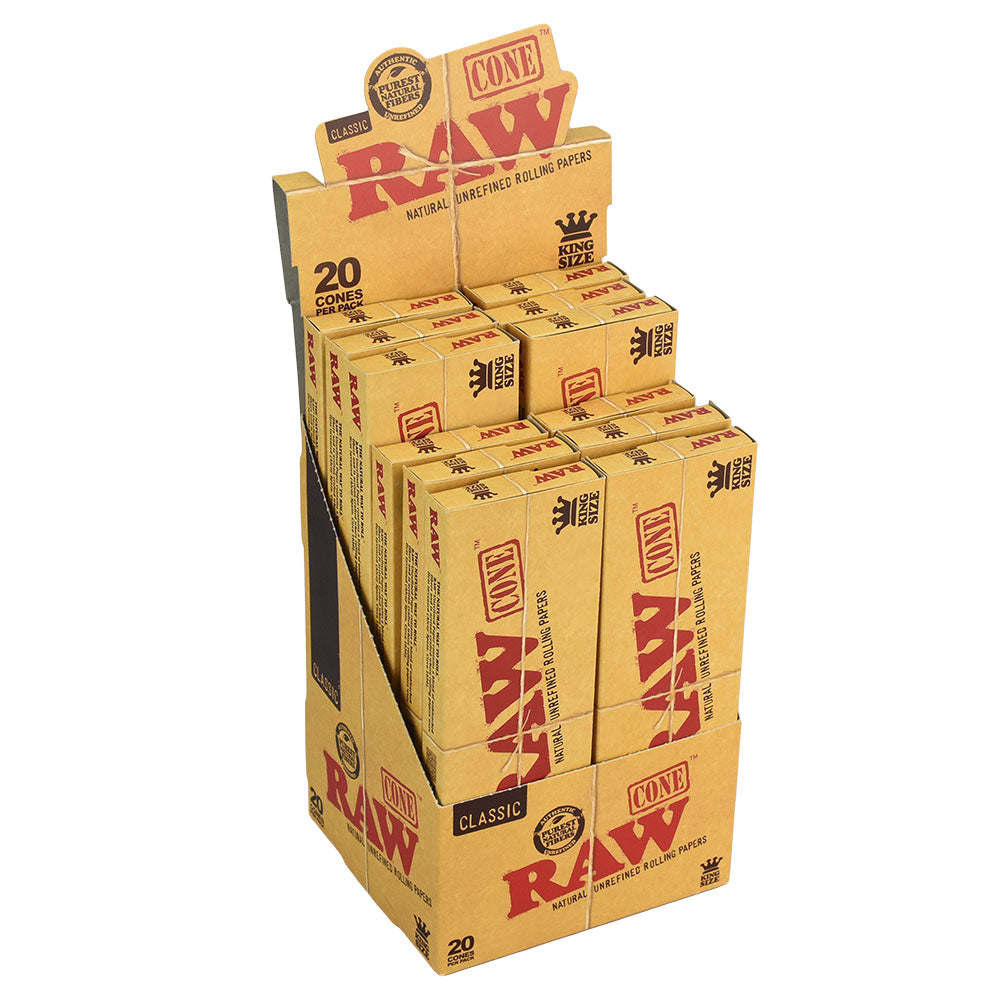 RAW Classic Cone | 20pk | 12pc Display, BDD Wholesale
