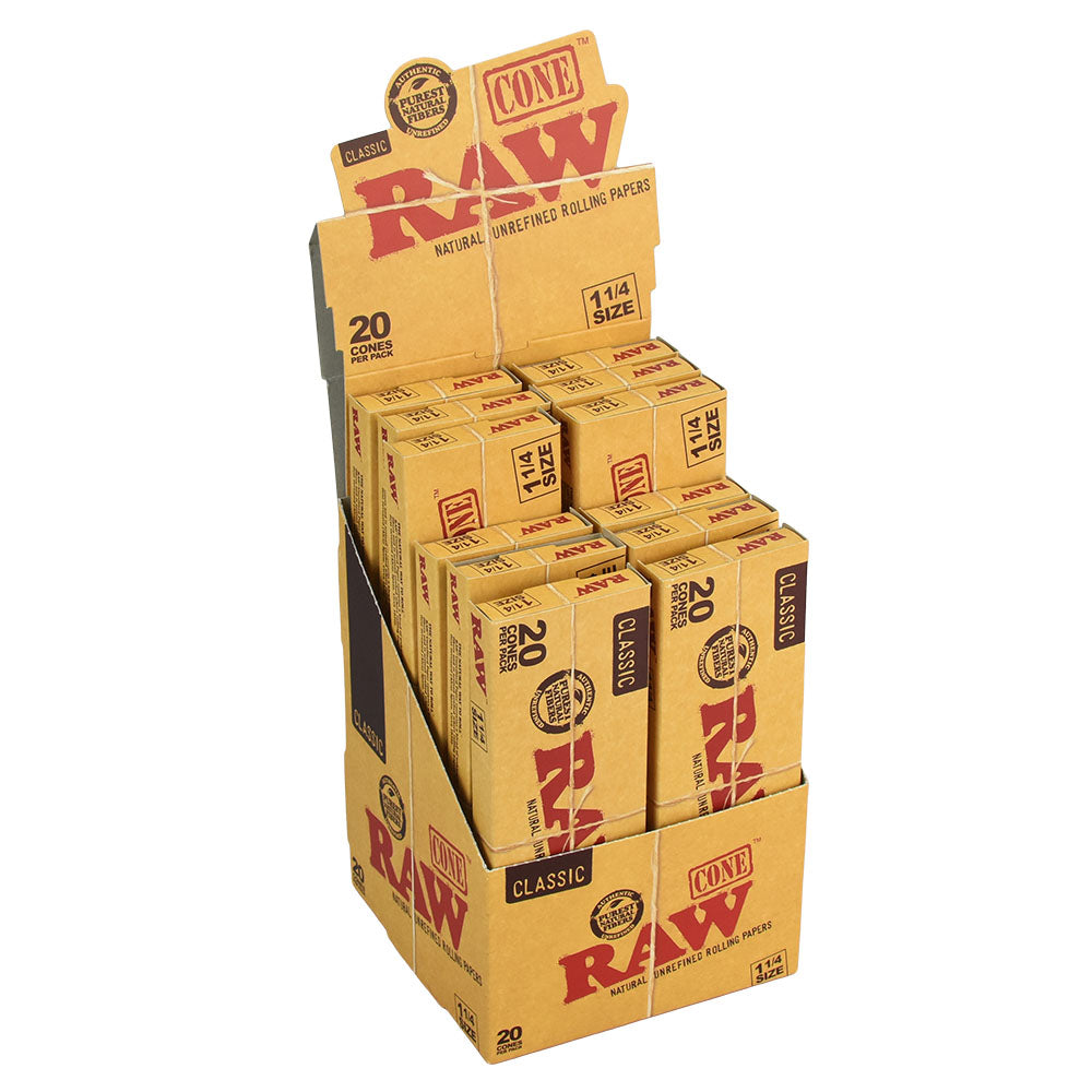 RAW Classic Cone | 20pk | 12pc Display, BDD Wholesale