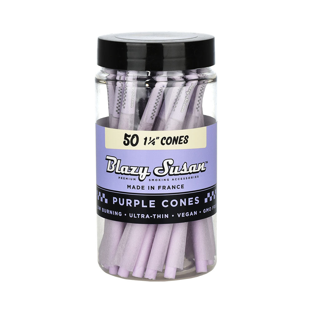 Blazy Susan Purple Pre-Rolled Cones | 50pk, BDD Wholesale