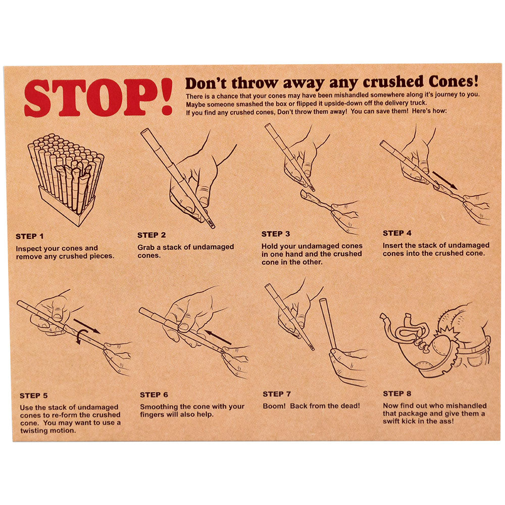 800PC BOX - Raw Unbranded Classic Cone - Kingsize, BDD Wholesale