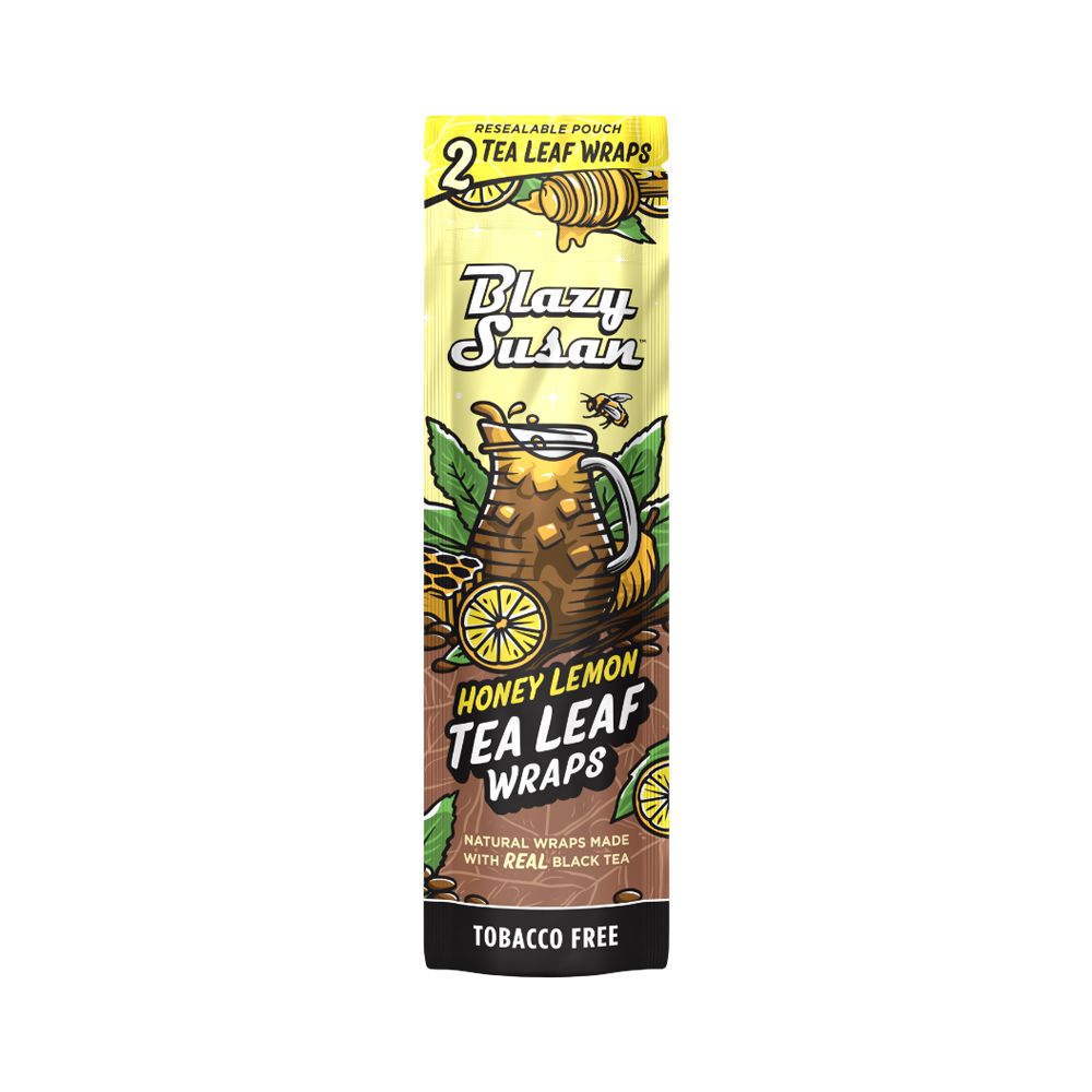 25CT DISPLAY - Blazy Susan Tea Leaf Wraps - 2pc, BDD Wholesale