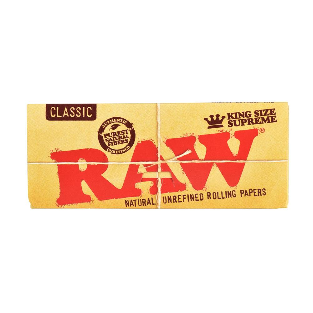 RAW Supreme Natural Rolling Papers | Kingsize, BDD Wholesale