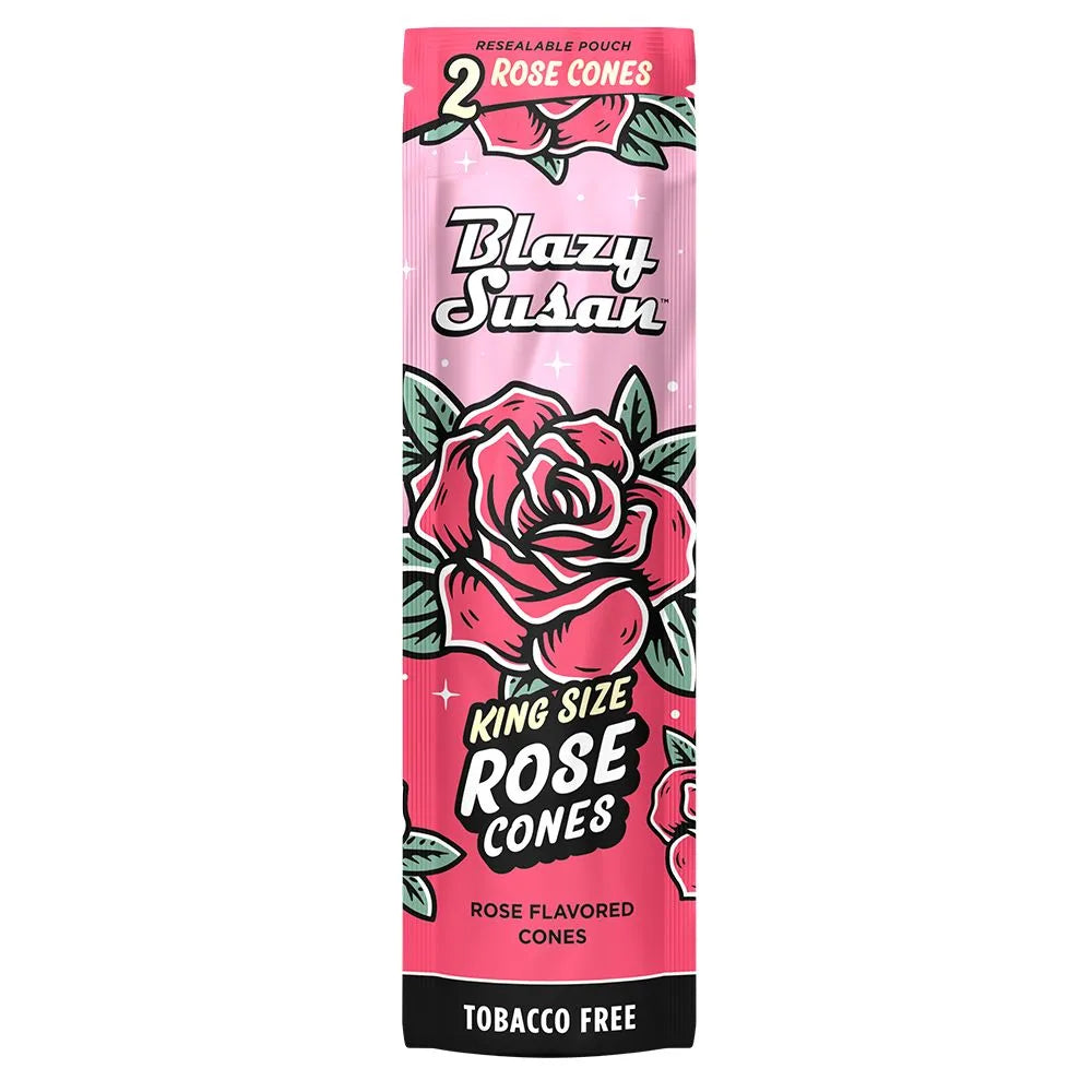 10CT DISPLAY - Blazy Susan Rose Cones - 2PK, BDD Wholesale