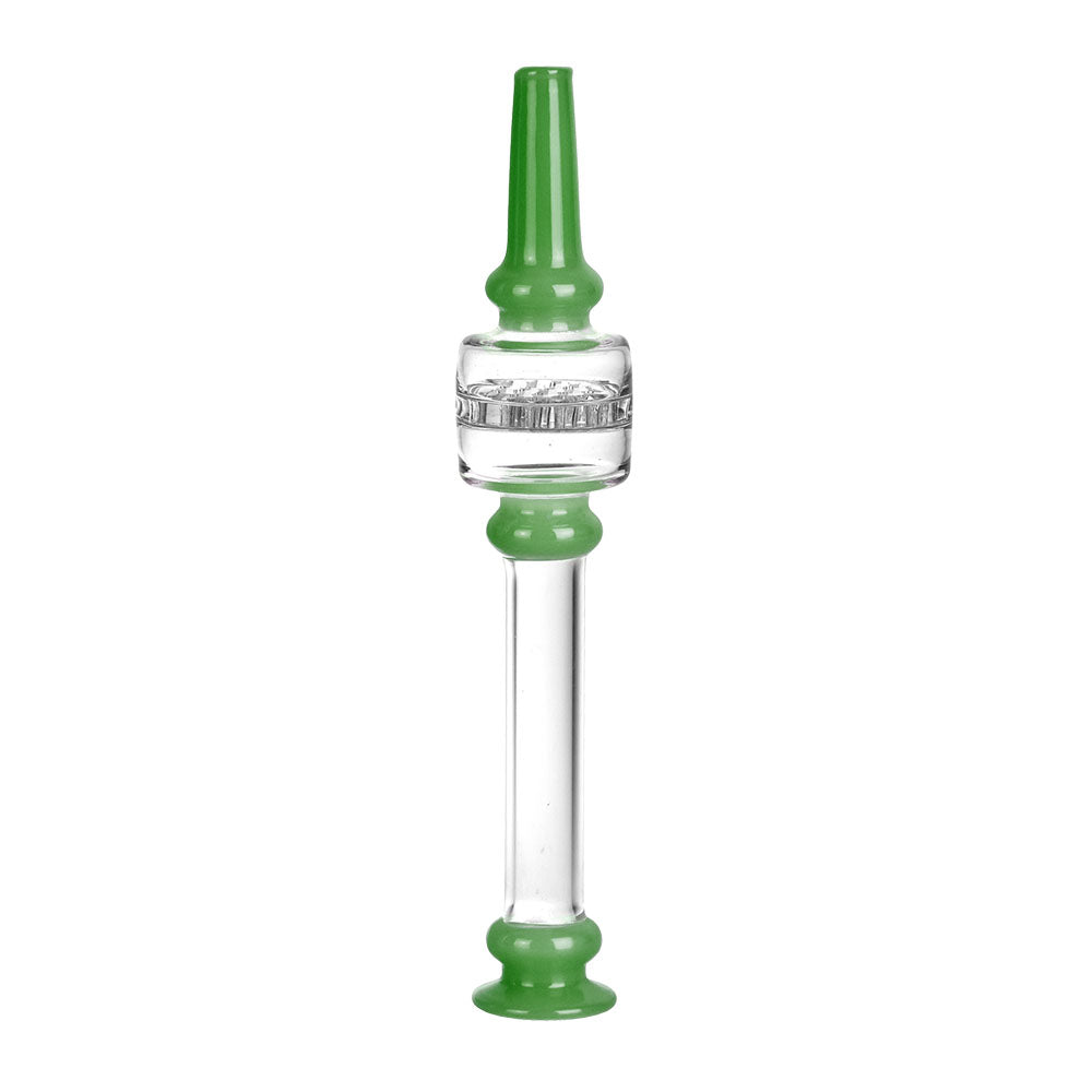 Pulsar Honeycomb Diffuser Glass Dab Straw | Integrated Tip | 5.5" | Assorted Colors | Individual, BDD Wholesale