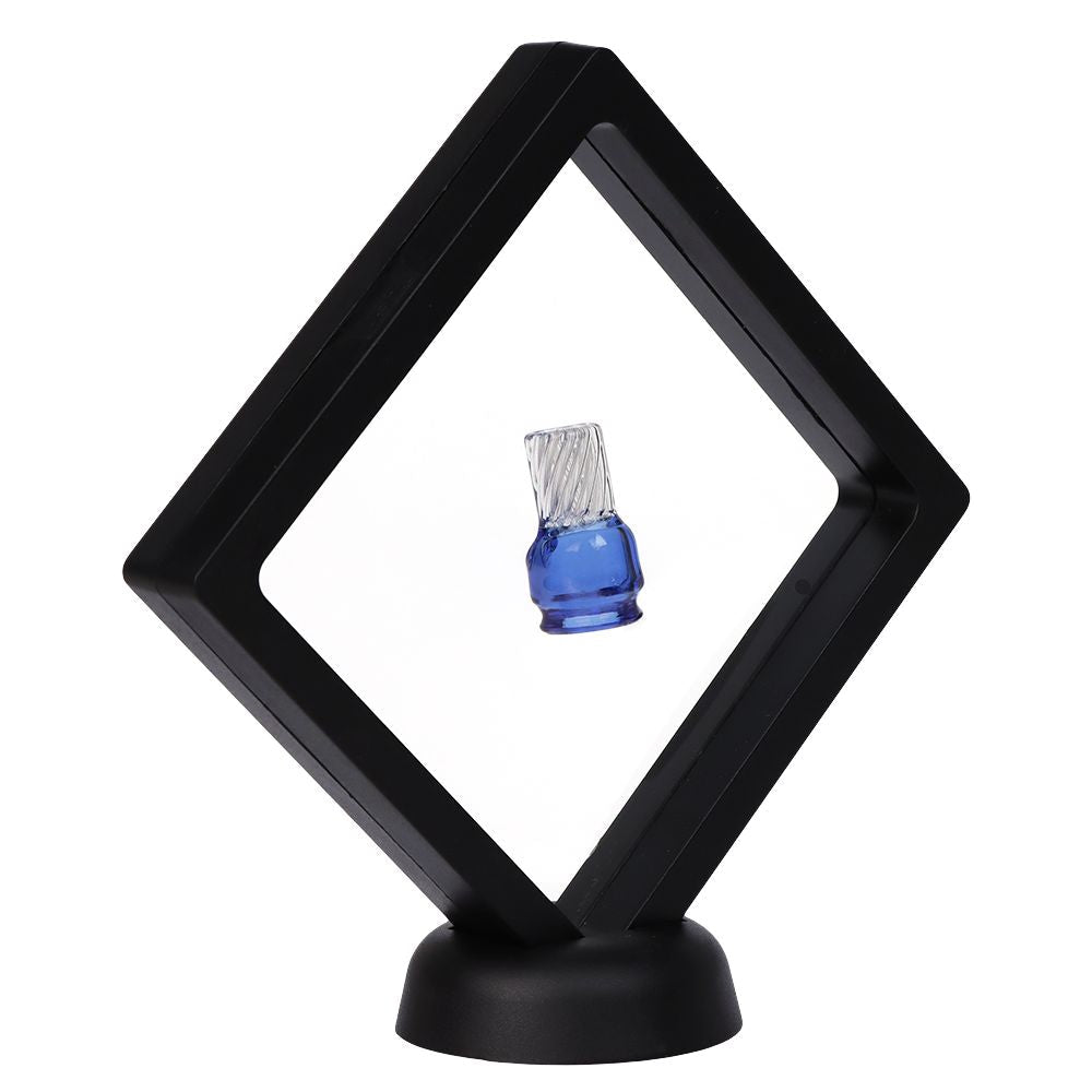 Pulsar Vortex Glass Mouthpiece Attachement for Puffco Pivot w/ Display Stand - Colors Vary, BDD Wholesale