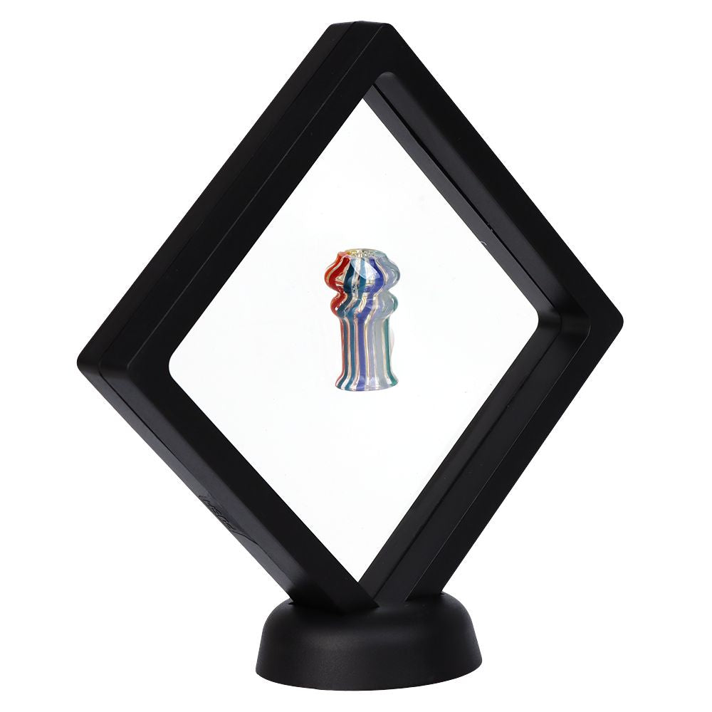 Pulsar Rainbow w/ Opal Glass Mouthpiece Attachment for Puffco Pivot w/ Display Stand - Colors Vary, BDD Wholesale