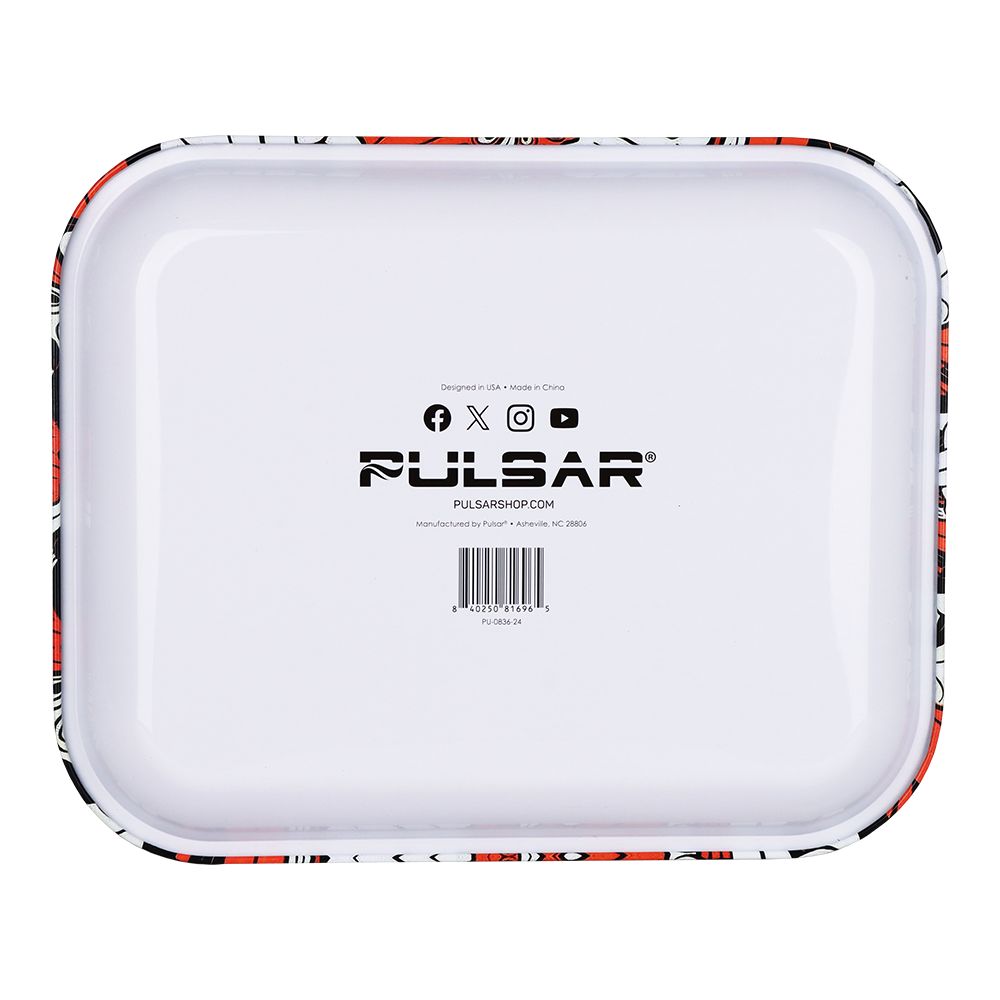 Pulsar Design Series Large Rolling Tray - Interlocking Lizards / 13"x11", BDD Wholesale