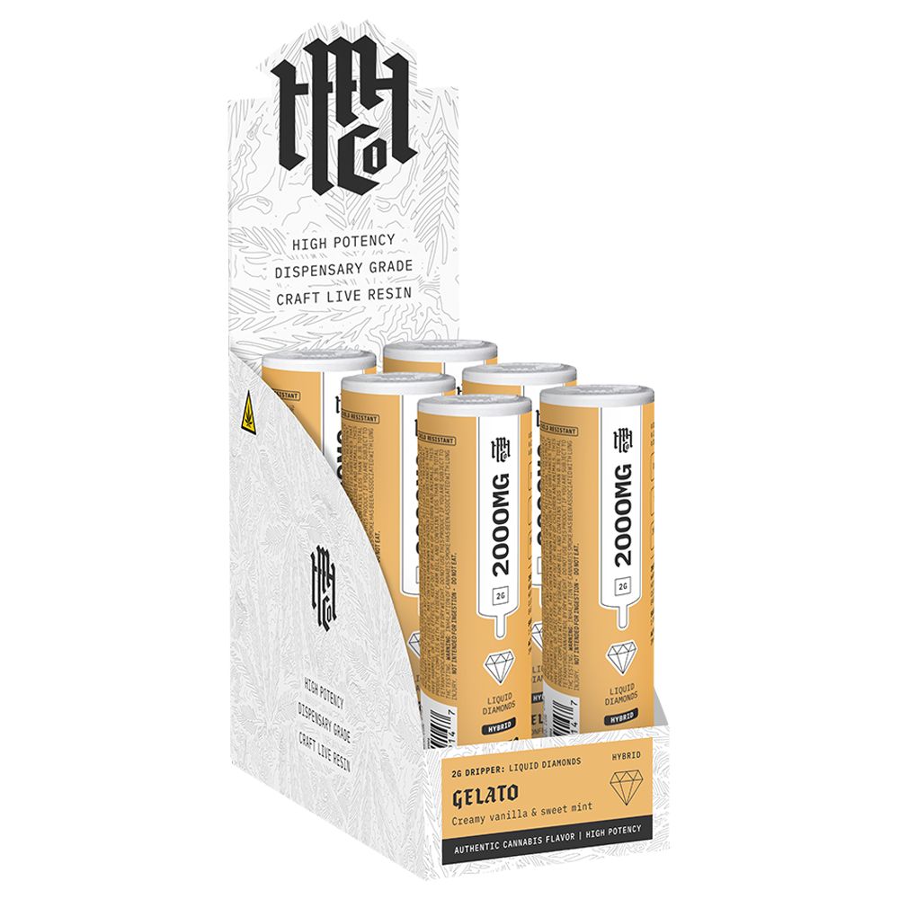 Modern Herb Co Liquid Diamonds THCA Dripper | 2g | 6ct Display, BDD Wholesale