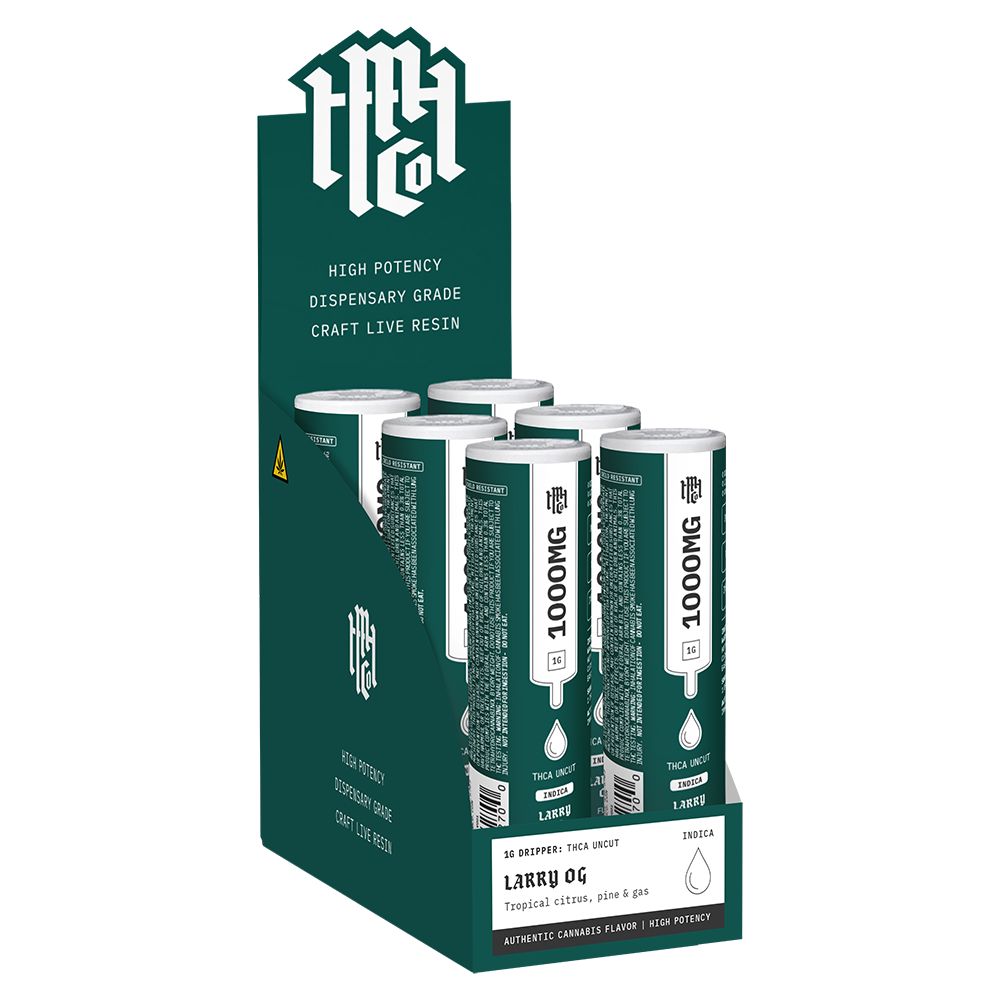 Modern Herb Co Live Uncut THCA Dripper | 1g | 6ct Display, BDD Wholesale