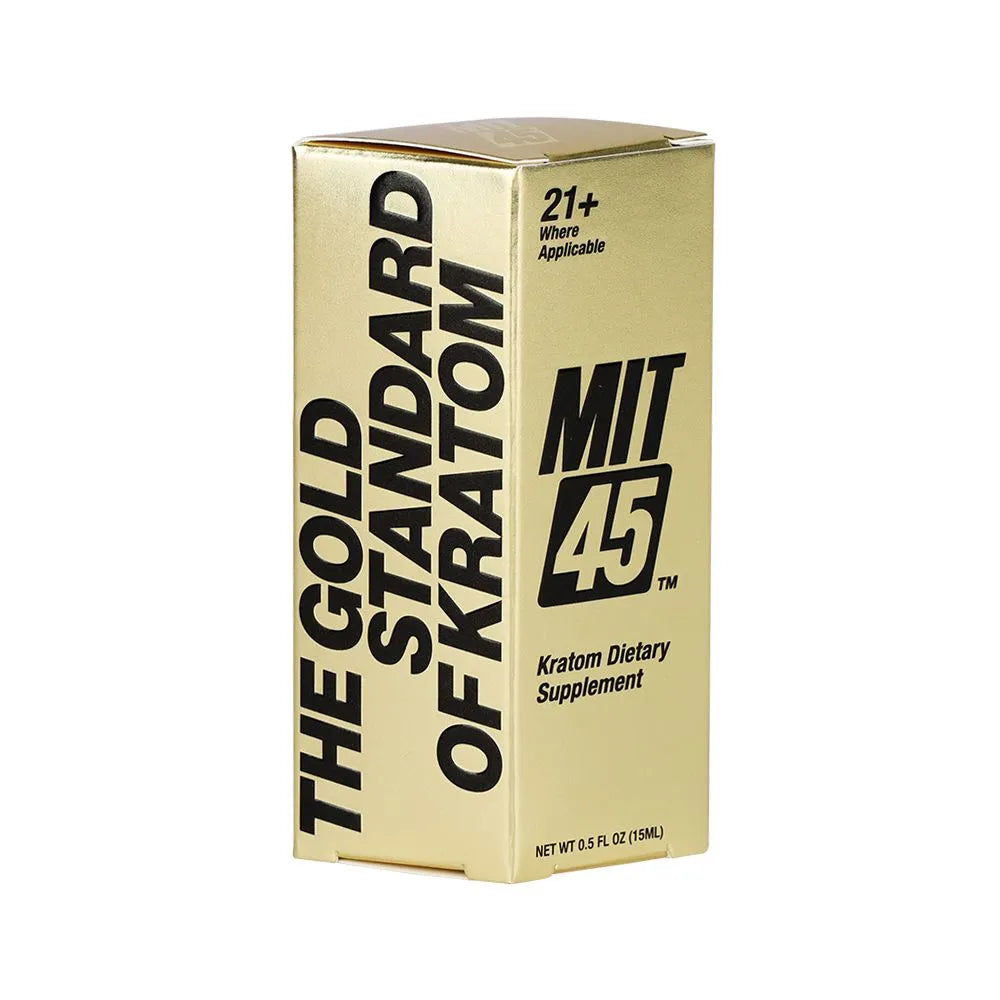 12CT DISPLAY - MIT45 Gold Liquid Kratom Shot - 125mg / 15ml, BDD Wholesale
