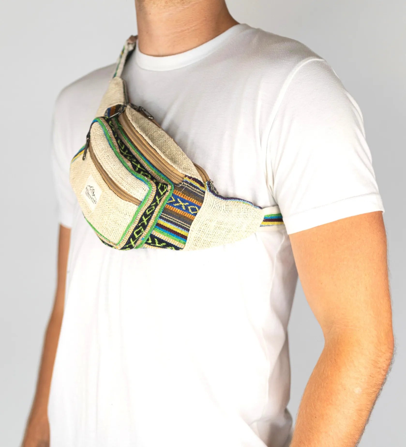 Naturesacks - Handcrafted Hemp Fanny Packs - Green