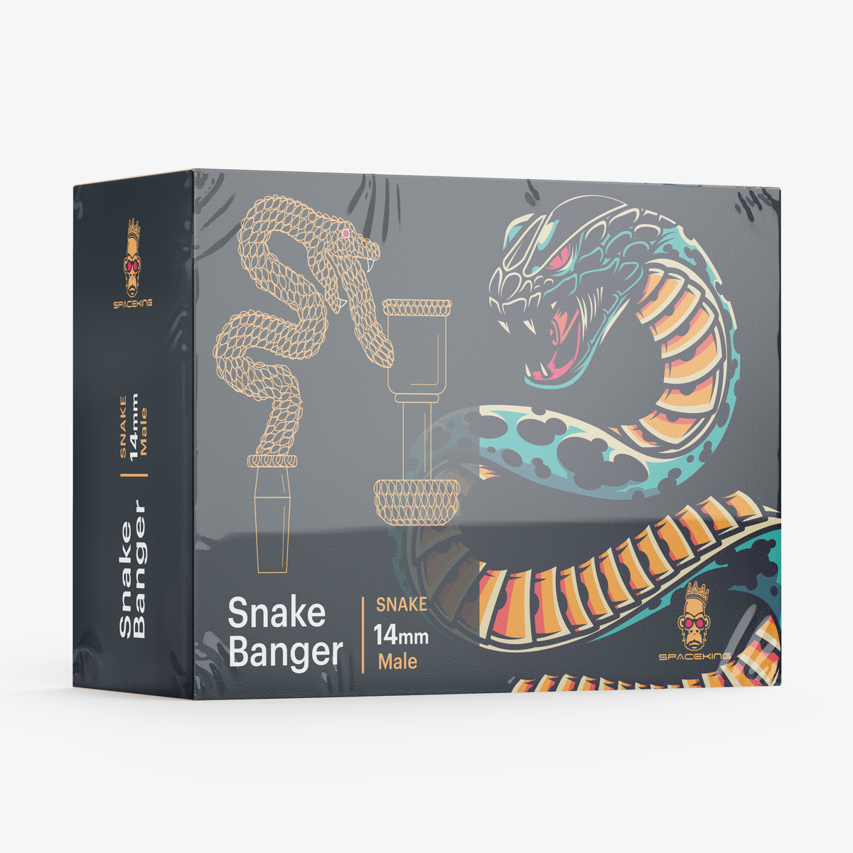 Space King Snake Terp Slurper - Handmade
