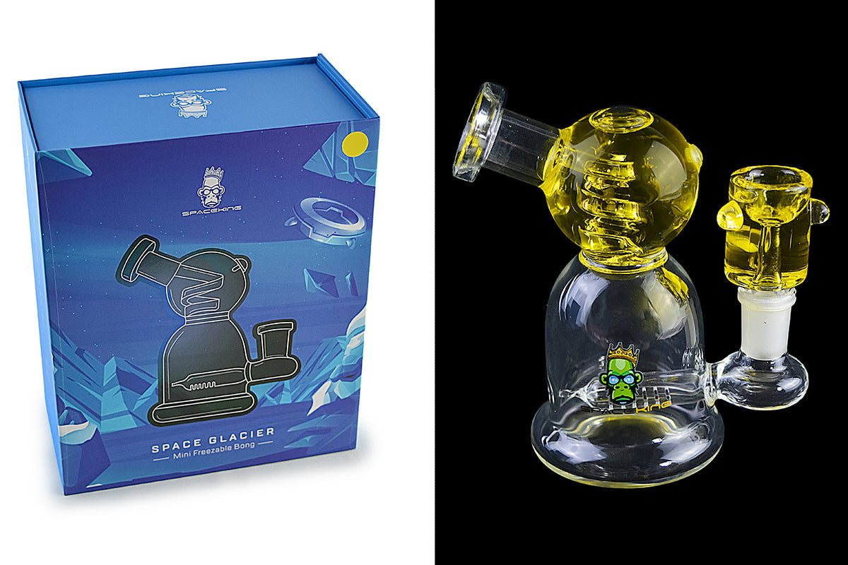 Space King Glass - 'Space Glacier' Freezable Bong by Space King | BDDbrands