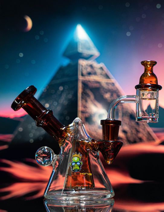 Space King Glass - 'Space Pyramid' Mini Rig