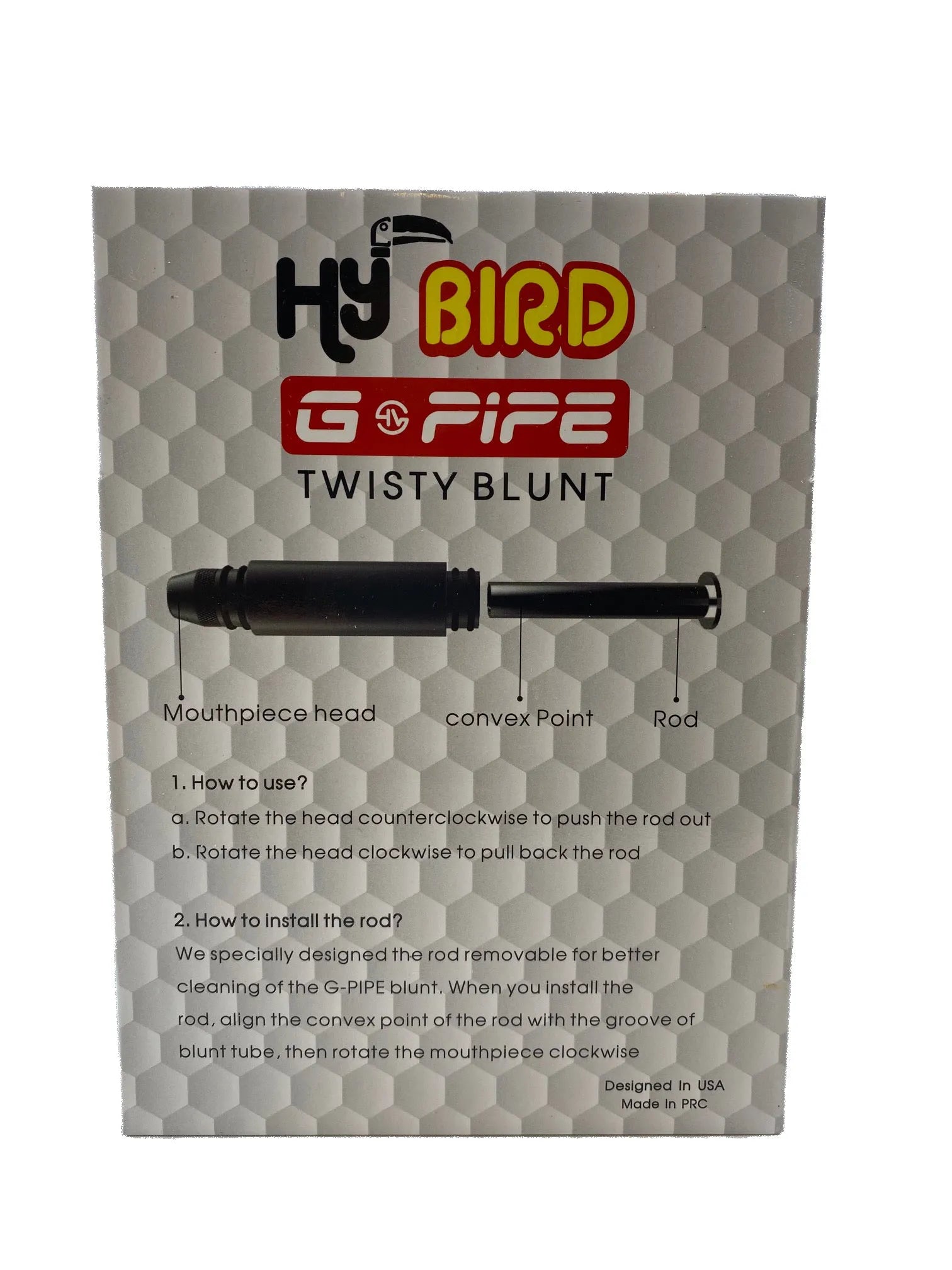 G-Pipe HyBird Glass Twist Blunt: Display of 16 High-Quality Blunts
