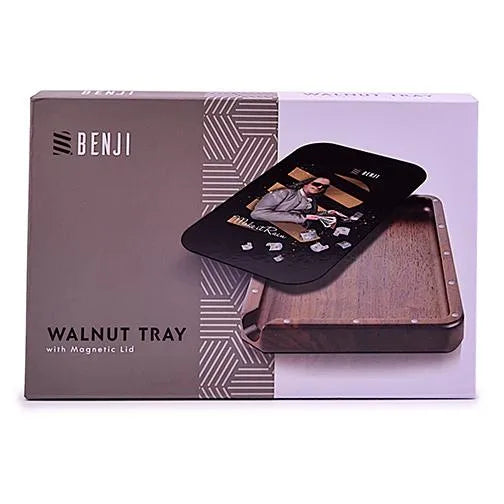 Benji - Walnut Tray w/ Magnetic Lid Kit (Case of 50)