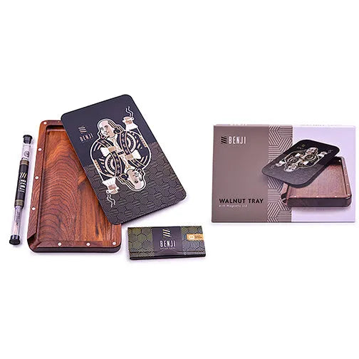 Benji - Walnut Tray w/ Magnetic Lid Kit