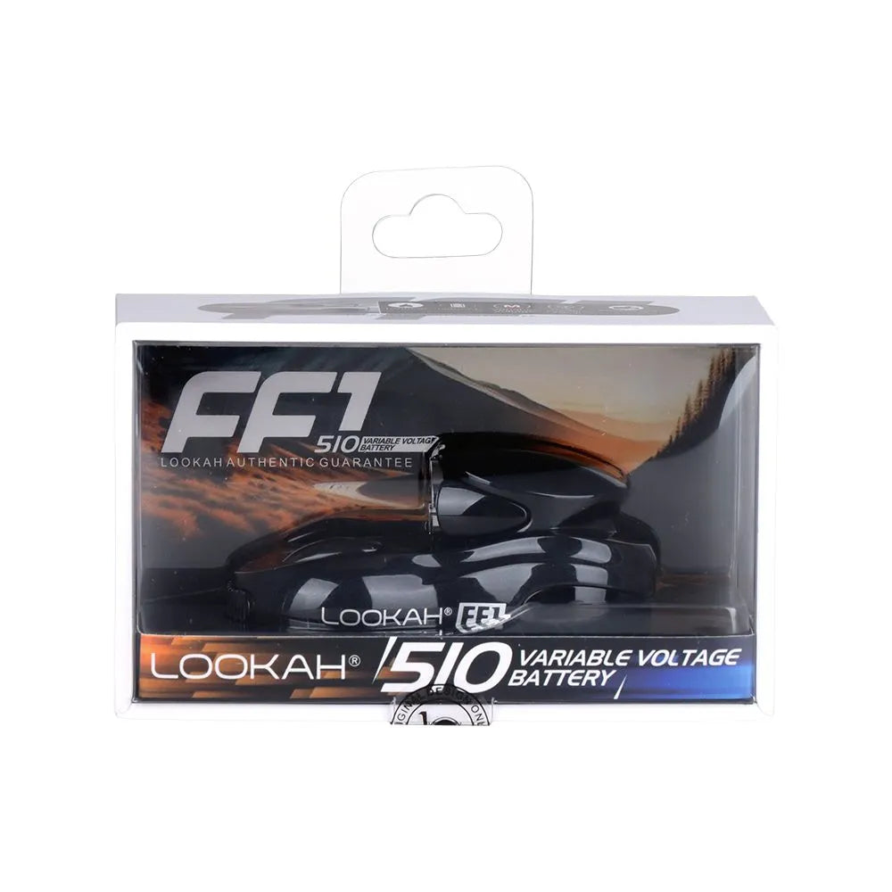 6CT DISPLAY - Lookah FF1 Race Car Variable Voltage 510 Vape Battery -500mAh, BDD Wholesale