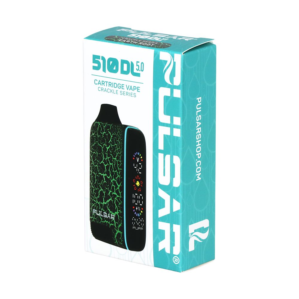 Pulsar 510 DL 5.0 Precision Voltage Control LCD Screen Vape Bar | Crackle Series | 1000mAh, BDD Wholesale