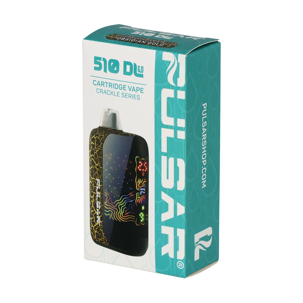 Pulsar 510 DL 6.0 Precision Voltage Control LCD Screen Vape Bar | Crackle Series | 1000mAh, BDD Wholesale