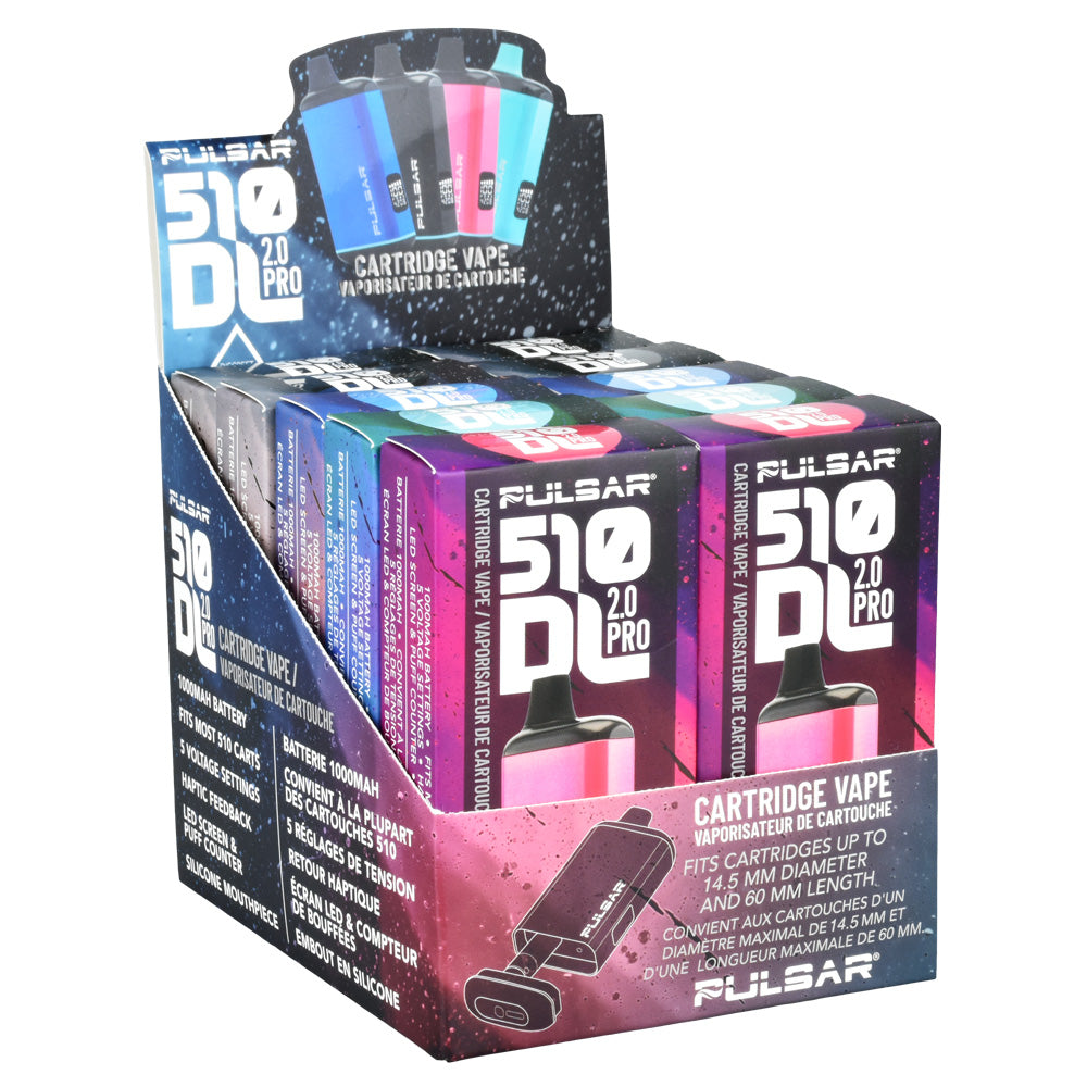 Pulsar 510 DL 2.0 Pro Auto-Draw VV Vape Bar | 1000mAh, BDD Wholesale