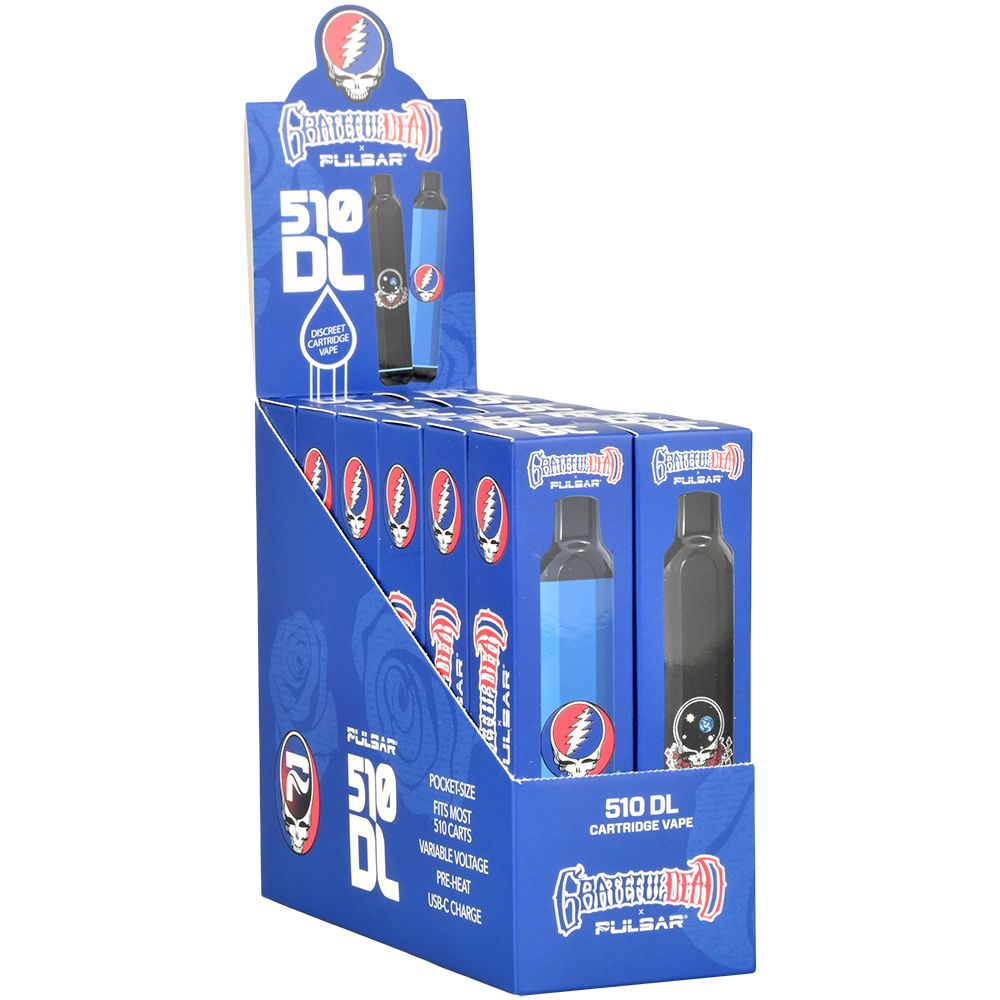 Grateful Dead x Pulsar 510 DL Auto-Draw Variable Voltage Vape Pen | 320mAh, BDD Wholesale