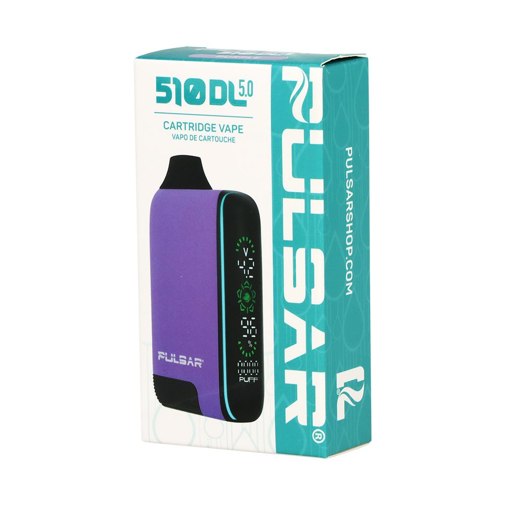 Pulsar 510 DL 5.0 Precision Voltage Control LCD Screen Vape Bar | 1000mAh, BDD Wholesale