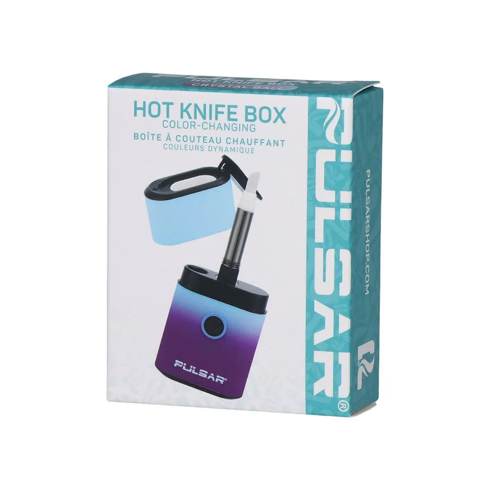 Pulsar Hot Knife Box 2-in-1 Electric Loading Tool & Dab Container | Black | 650mAh | 8pc Display, BDD Wholesale
