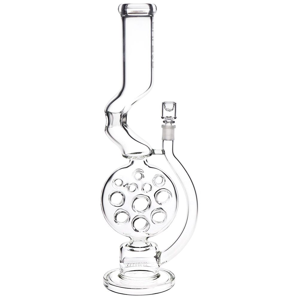Pulsar Swiss Perc Kink Neck Glass Water Pipe - 18" / 14mm F, BDD Wholesale