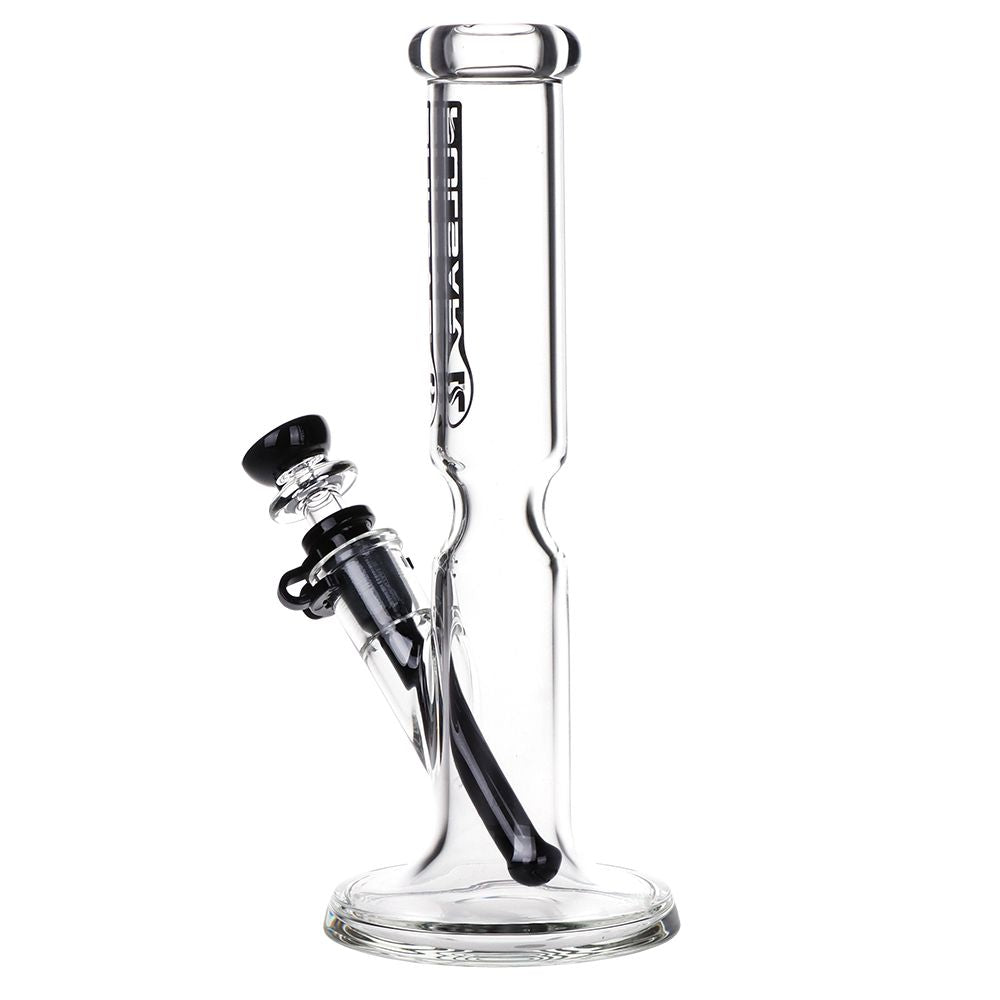Pulsar Flared Straight Tube Glass Water Pipe w/ Ice Restriction - 9.75" / 14mm F, BDD Wholesale