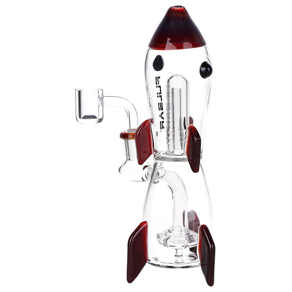 Pulsar Rocket Ship Glass Dab Rig - 8.25" / 14mm F, BDD Wholesale