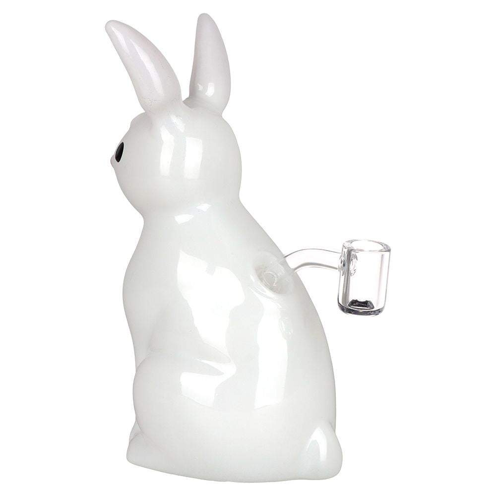 SeshGear White Rabbit Glass Dab Rig - 7.5" / 14mm F, BDD Wholesale