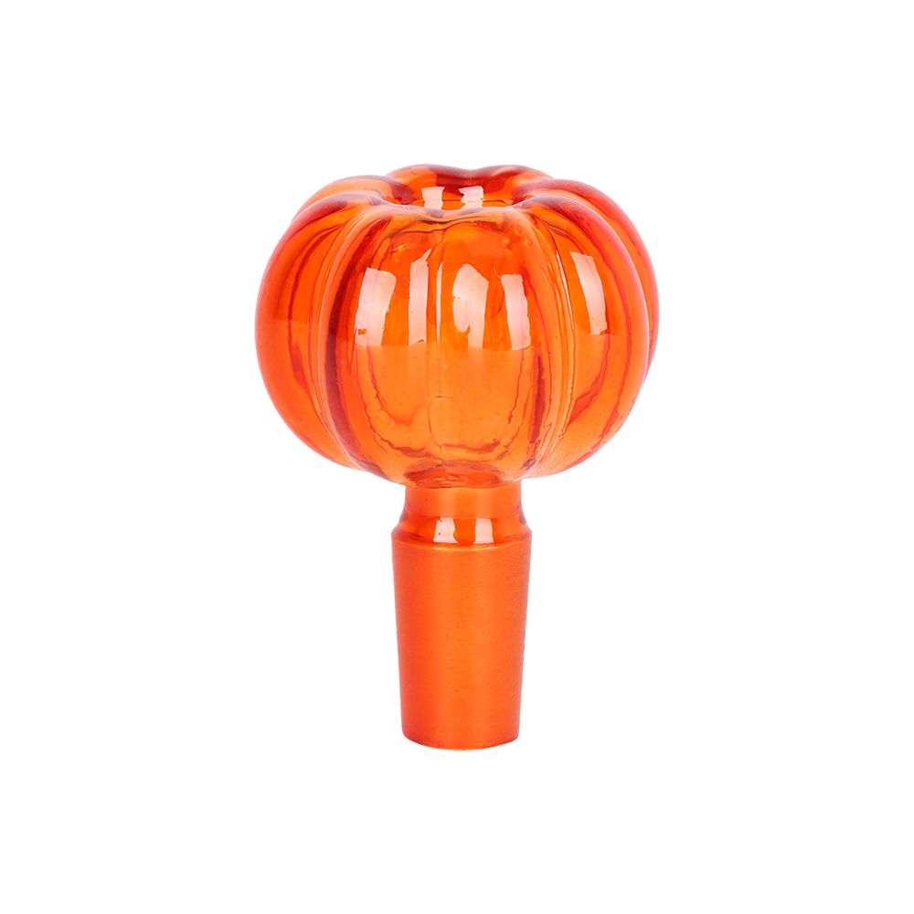 Pulsar Pumpkin Glass Water Pipe - 7.25" / 14mm F, BDD Wholesale