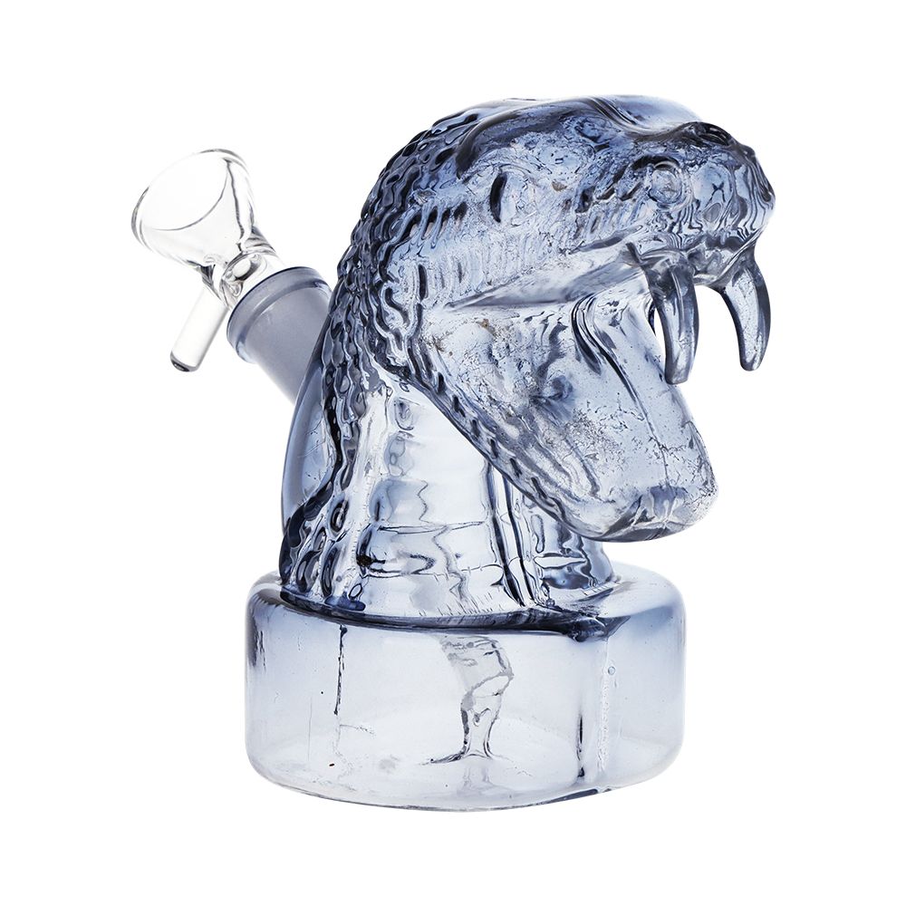 3CT BUNDLE - SeshGear Striking Snake Glass Water Pipe - 4.75" / 14mm F / Assorted Colors, BDD Wholesale