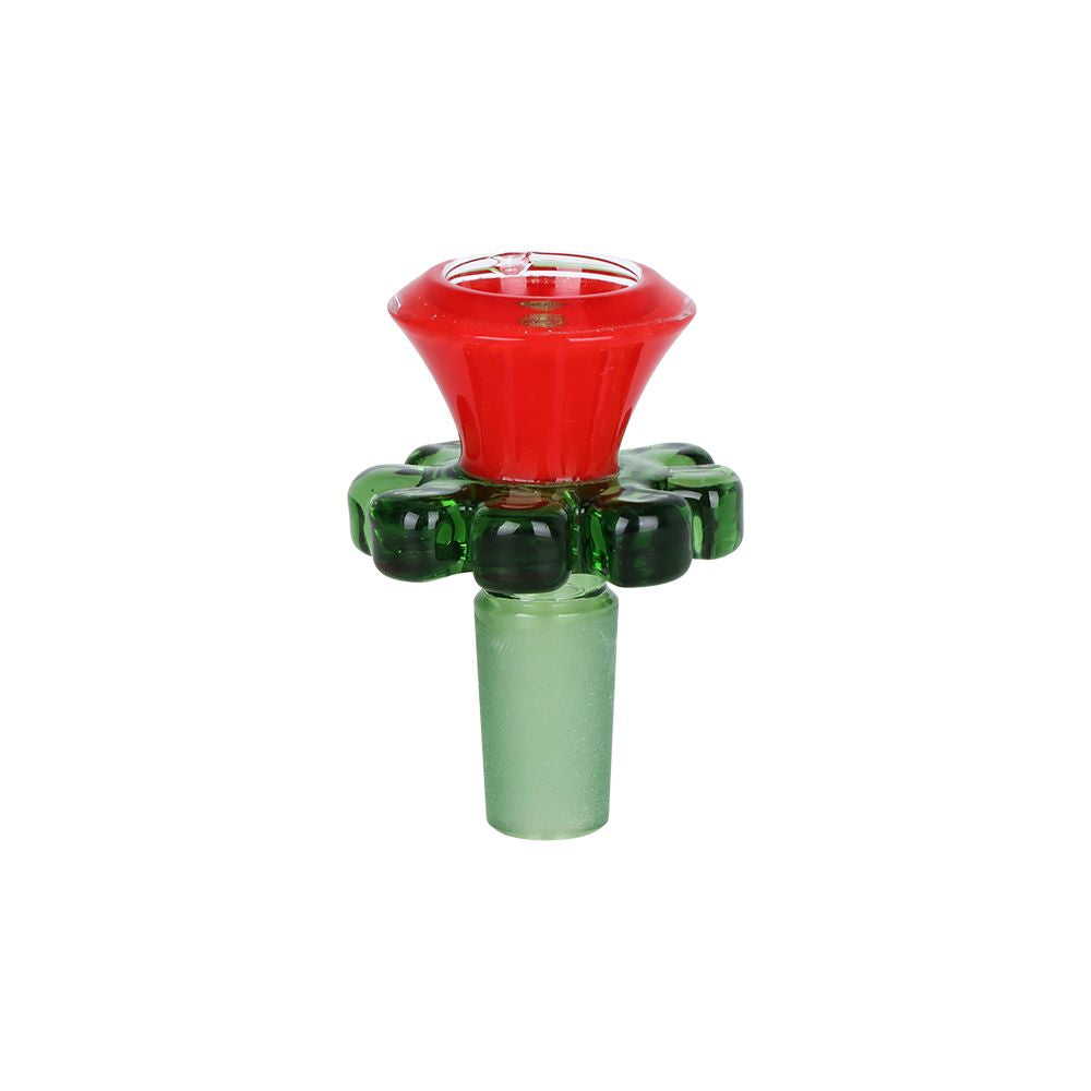 Pulsar Christmas Tree Perc Glass Straight Tube Water Pipe - 13" / 14mm F, BDD Wholesale
