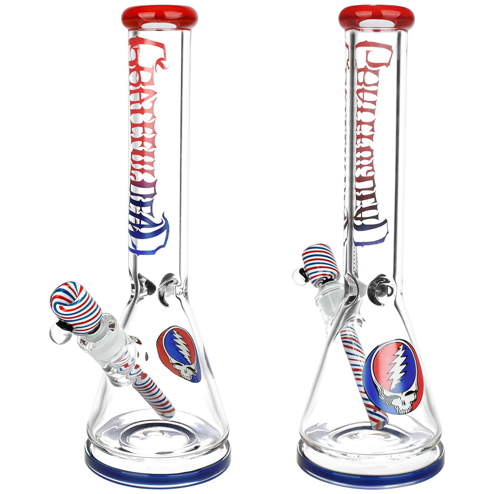 Grateful Dead x Pulsar "Liberty Beaker" Water Pipe - 15.75" / 14mm F, BDD Wholesale