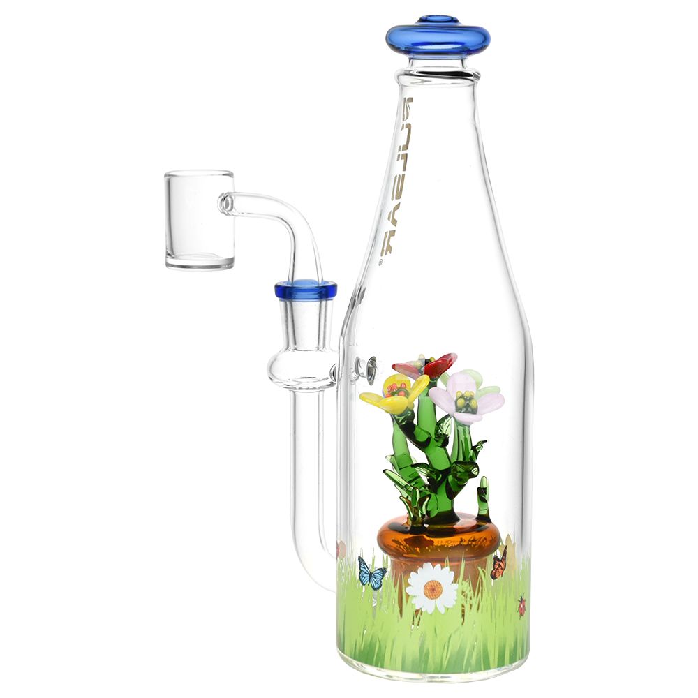 Pulsar Flower Garden Bottle Rig - 8.5" / 14mm F, BDD Wholesale