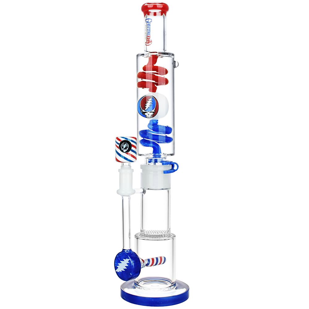 Grateful Dead x Pulsar 10 Year Flood Glycerin Water Pipe Kit - 16" / 14mm F, BDD Wholesale