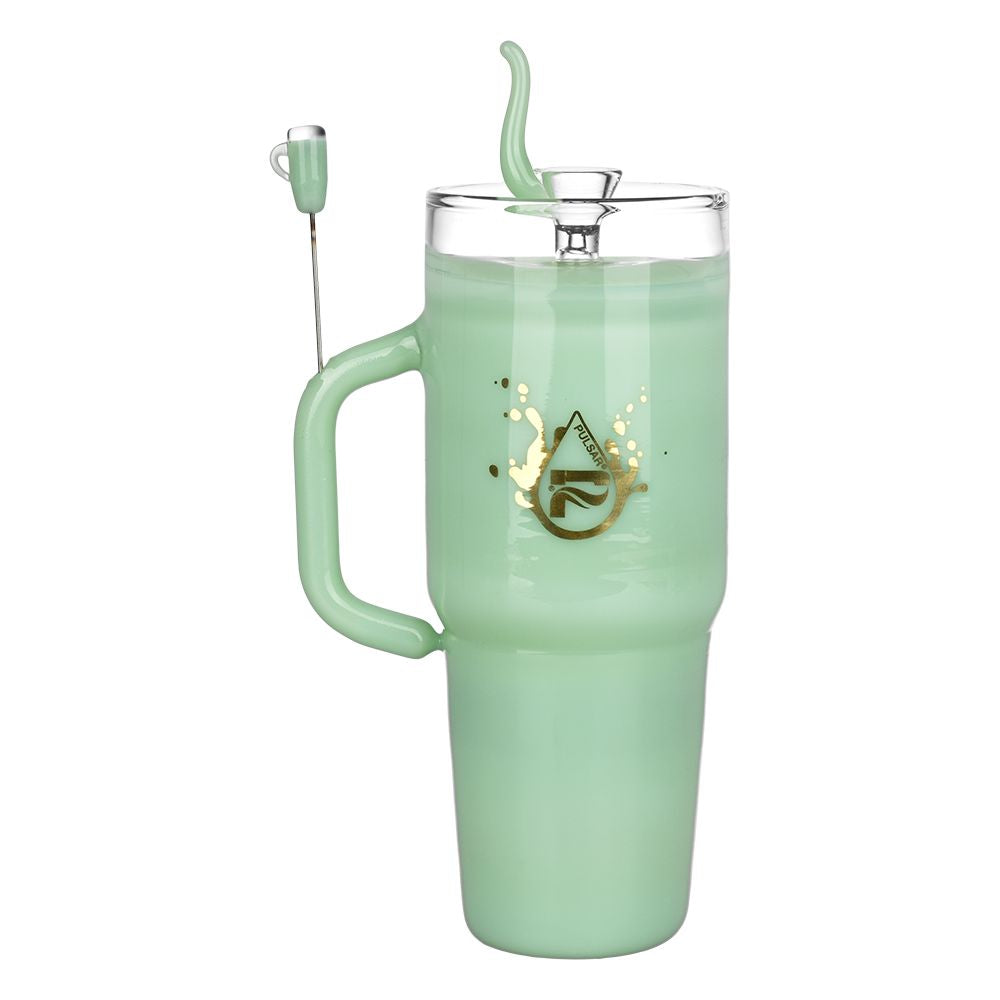 Pulsar Stonely Cup Glass Water Pipe | 8.5" | 14mm F, BDD Wholesale