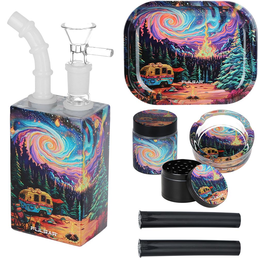 Pulsar Design Series Juicebox Water Pipe Smoker's Travel Kit, BDD Wholesale