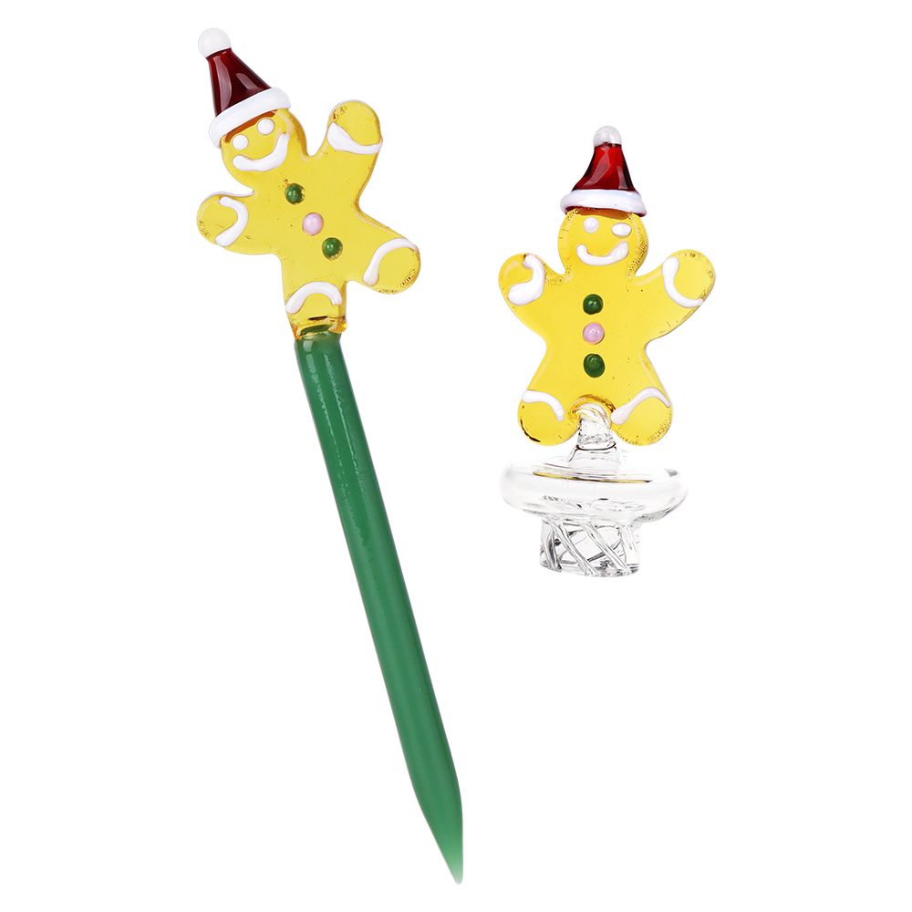 Pulsar Holidaze Series Glass Dab Rig Set | 8.25" | 14mm F, BDD Wholesale