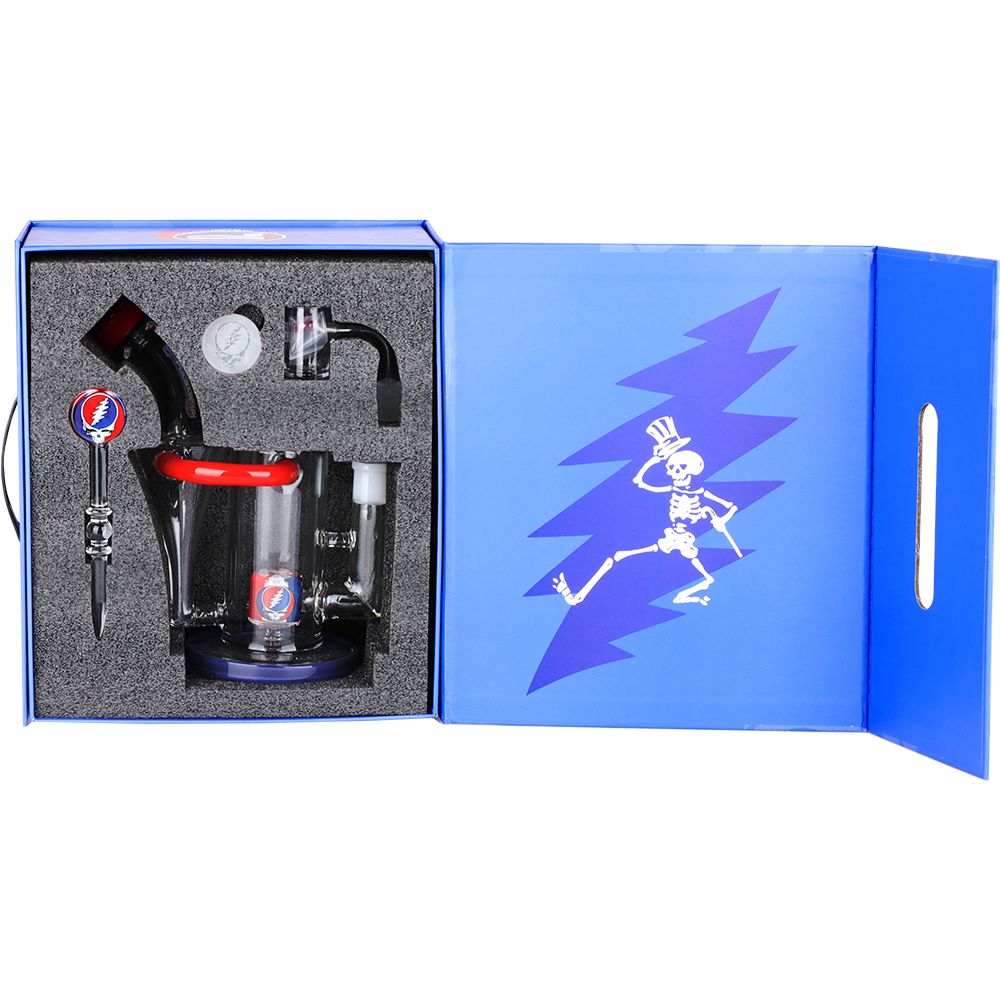 Grateful Dead x Pulsar Honest Tune Recycler Rig Set - 8.5" / 14mm F, BDD Wholesale