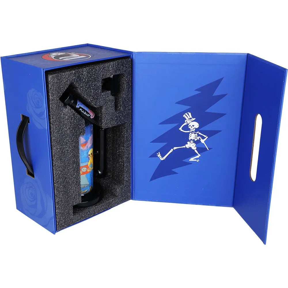 Grateful Dead x Pulsar Inside Print Water Pipe - 8.5" / 14mm F / Deadhead Dorm, BDD Wholesale