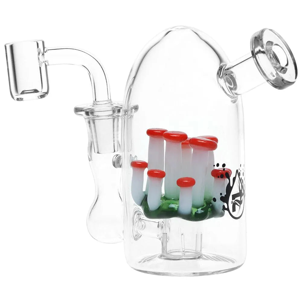 Pulsar There's Not Mushroom Left In Here Mini Glass Dab Rig - 4.75" / 14mm F, BDD Wholesale