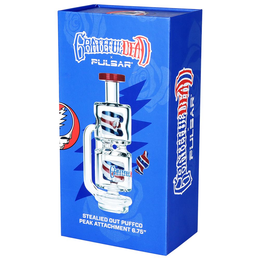 Grateful Dead x Pulsar Stealied Out Attachment Set for Puffco Peak & Peak Pro- 6.75", BDD Wholesale