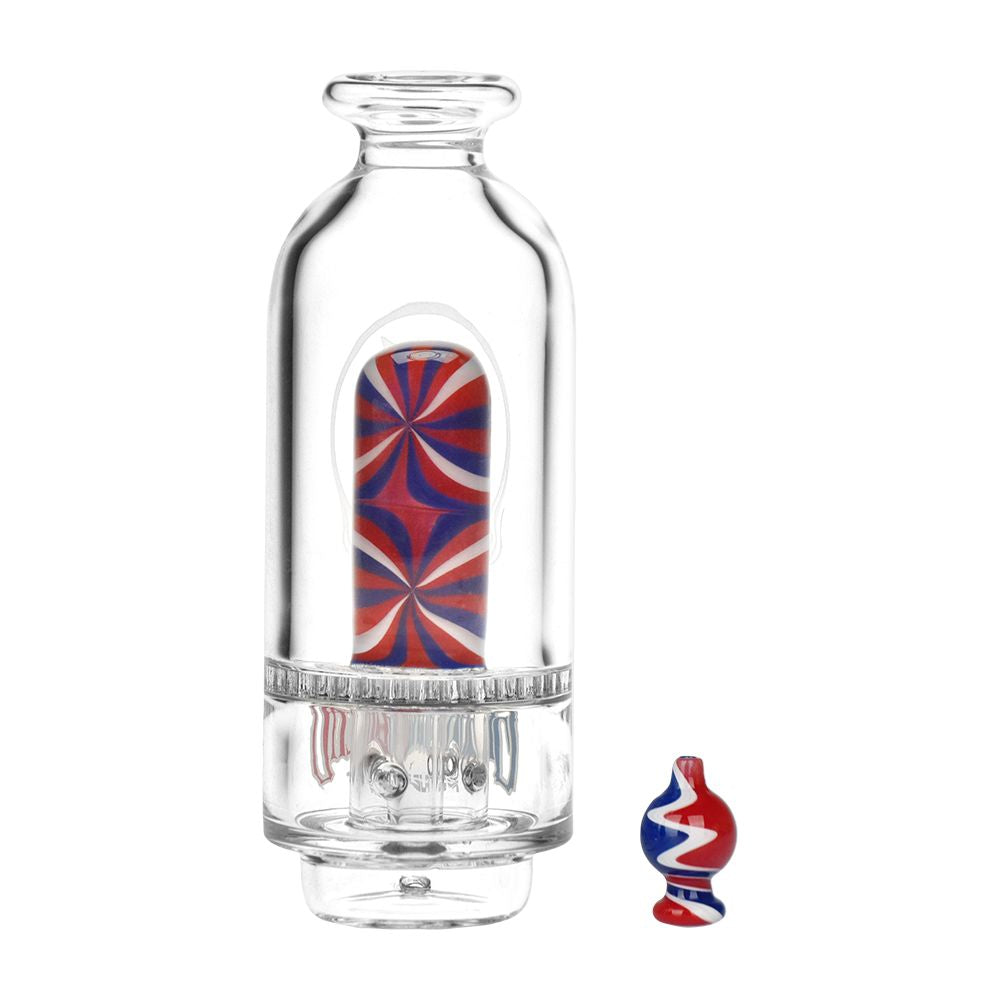 Grateful Dead x Pulsar Sandblast Stealie Attachment Set for Puffco Peak & Peak Pro - 6", BDD Wholesale