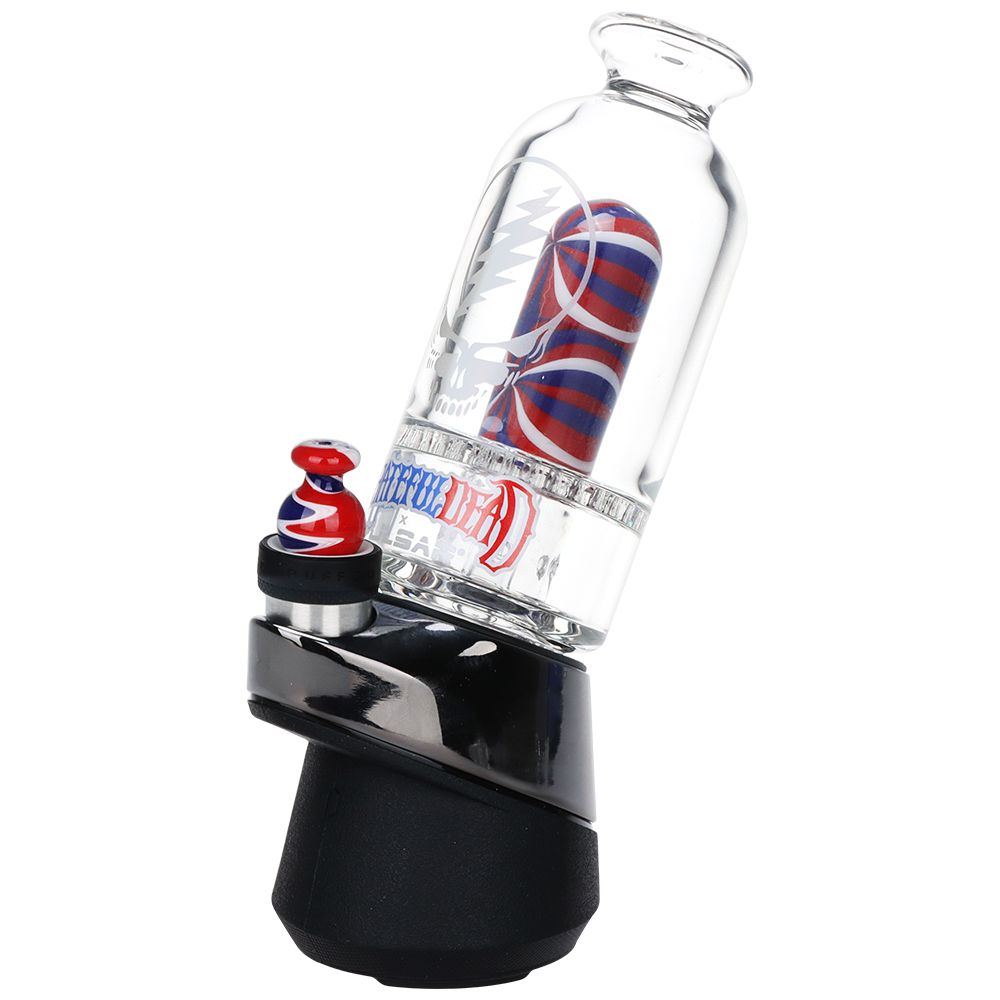 Grateful Dead x Pulsar Sandblast Stealie Attachment Set for Puffco Peak & Peak Pro - 6", BDD Wholesale