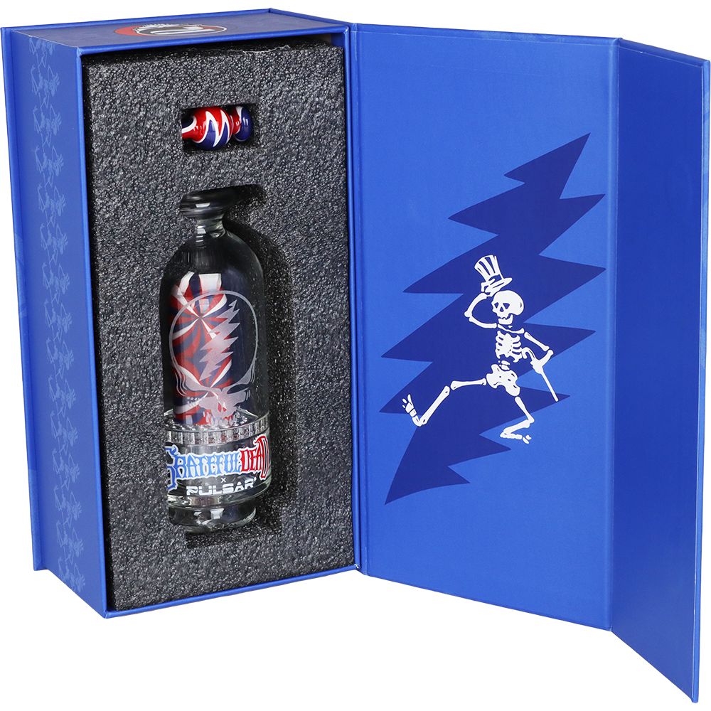 Grateful Dead x Pulsar Sandblast Stealie Attachment Set for Puffco Peak & Peak Pro - 6", BDD Wholesale