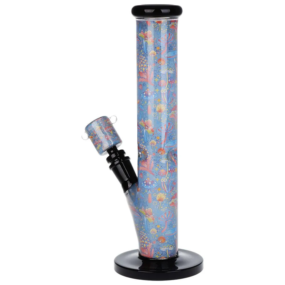 Pulsar Inside Print Straight Tube Glass Water Pipe | 11.25" | 14mm F, BDD Wholesale